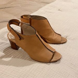 Loeffler Randall Camel Open-Toe Heels